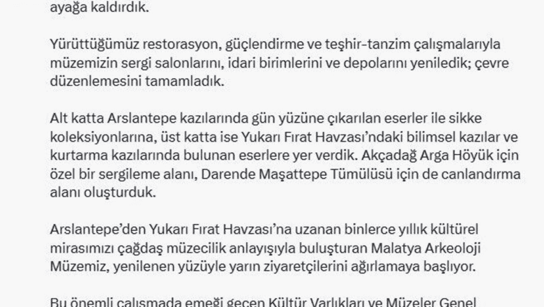 Müzeyi Yeniden Açma