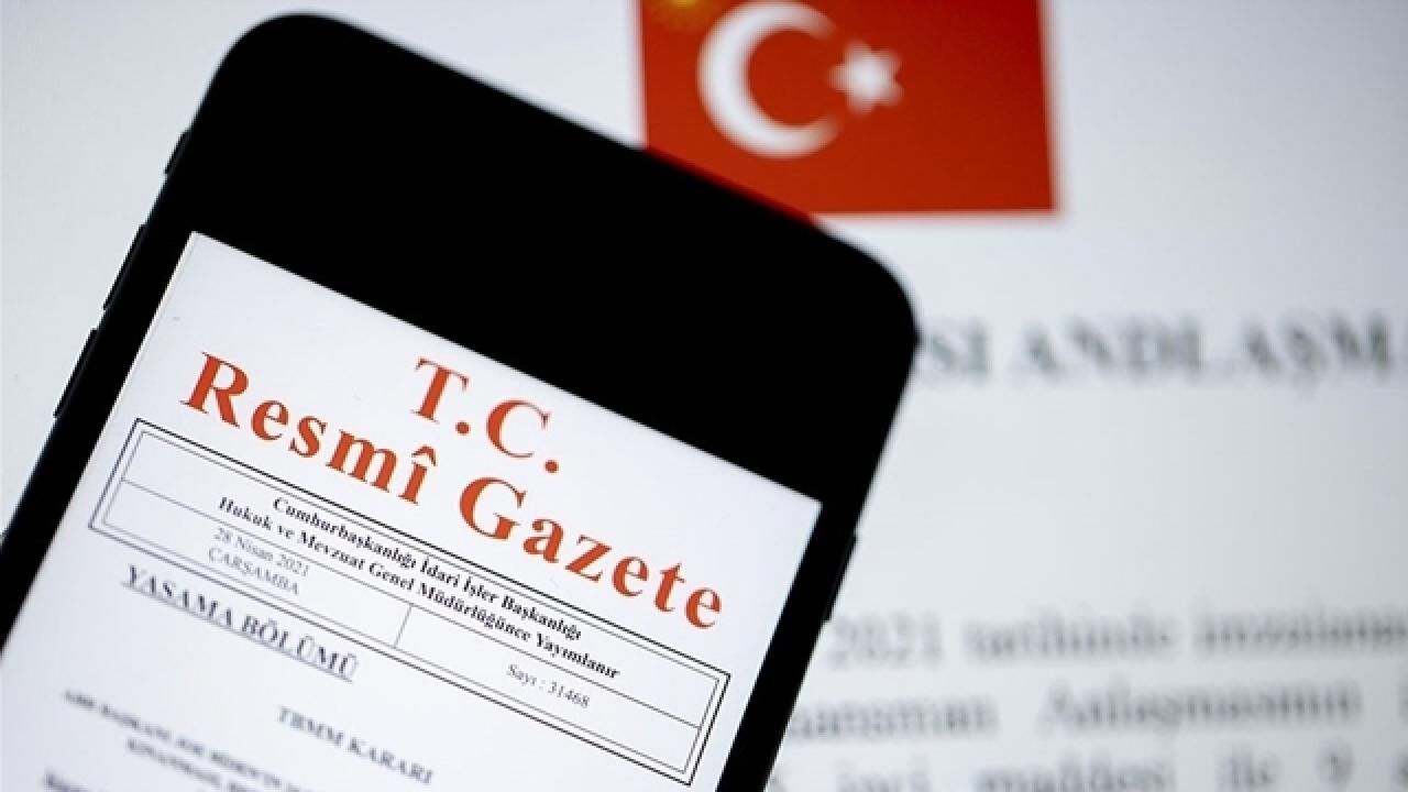 Resmi Gazete’de